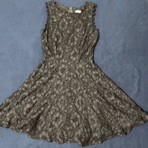 City Vibe Black Sleeveless Floral Dress